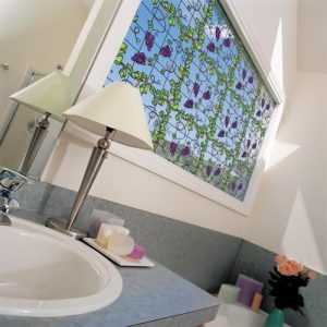 Add color to your decor with Grapevine See-Thru stained glass.