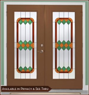 Alternative view of Cambridge II Door Panel Privacy Film