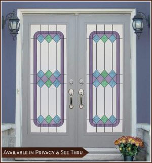 Alternative view of Cambridge III Stained Glass With Privacy Film