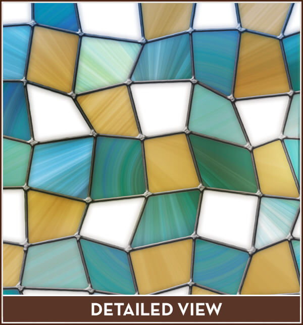 Mirage Stained Glass Privacy Window Film - Image 4