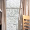 Pot Leaf Etched Glass Window Film Privacy