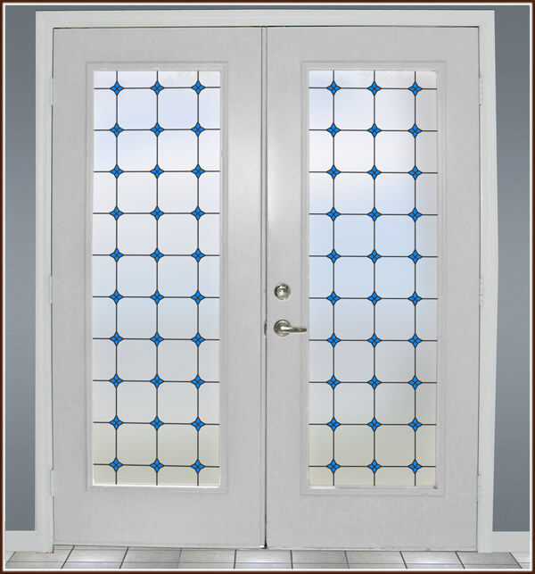 Monterey Bay Stained Glass Privacy Window Film - Image 3