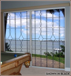 Alternative view of Allure Leaded Glass See-Through Film
