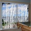 Big Bamboo Etched Glass Window Film See-Through