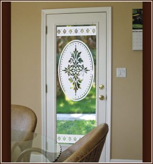 French door with Doral Oval and Doral Border