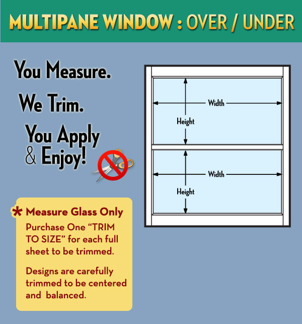 Window Over / Under - Made To Size Service