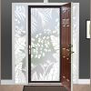 Tropical Oasis Etched Glass Privacy Film
