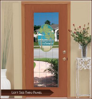 Island Oasis Door Panel See-Through Film